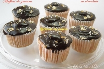 Muffins de zmeura cu ciocolata